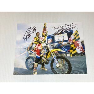TRAVIS PASTRANA Street Bike Tommy Signed 8x10 Motocross Photo Nitro Circus MD